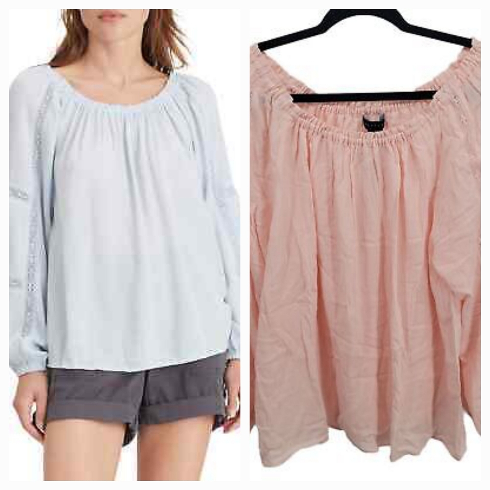 SANCTUARY  SAY  SO  LACE  INSET  TOP